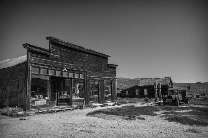 Bodie Ghost Town (B&W)
