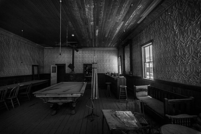 Bodie Ghost Town (B&W)