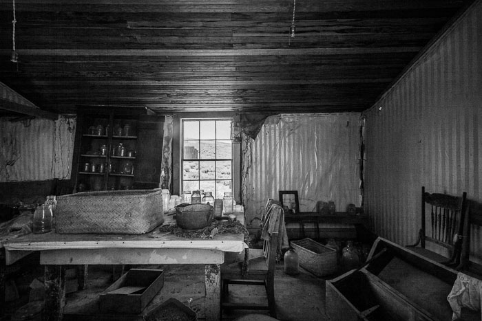 Bodie Ghost Town (B&W)