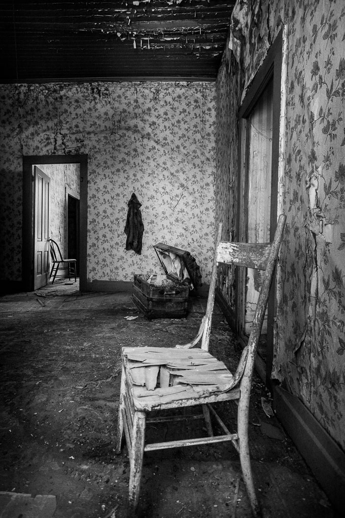 Bodie Ghost Town (B&W)