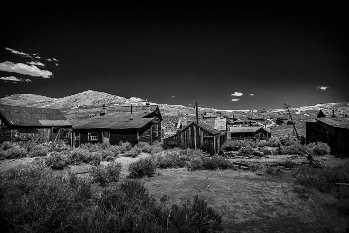 Bodie Ghost Town (B&W)