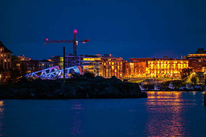 Victoria Harbor After Dark
