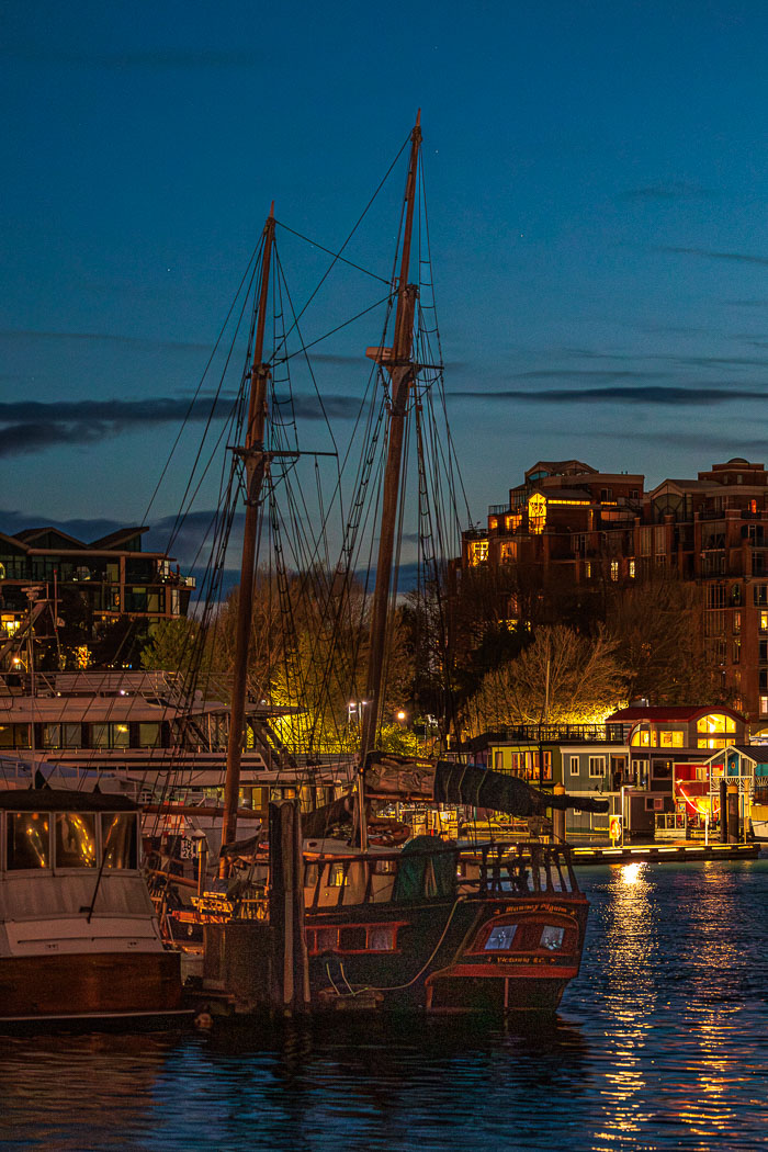 Victoria Harbor After Dark