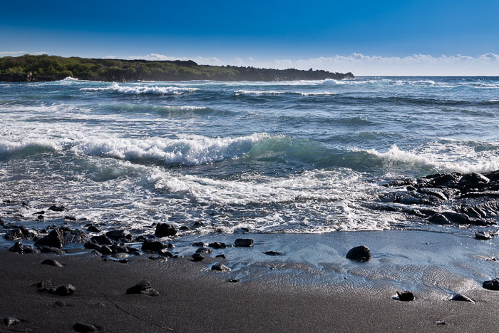 Punaluu Black Sand Beach