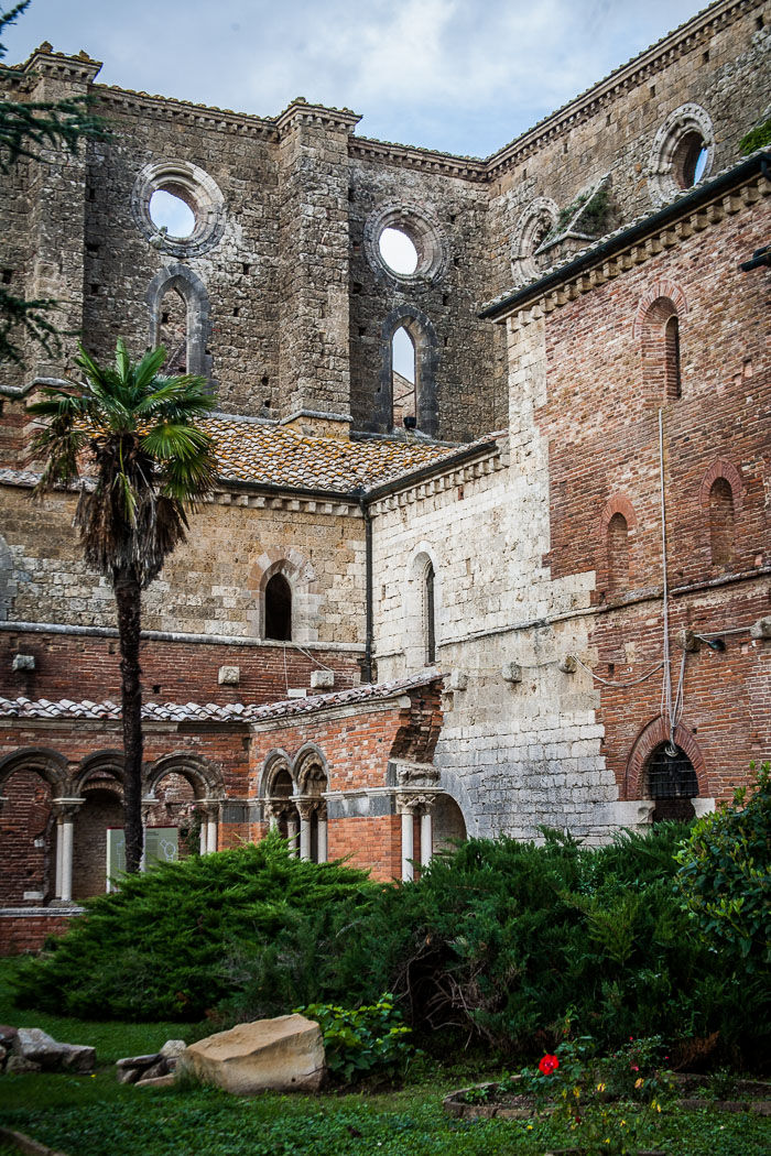 San Galgano Abbey and the hermitage of Montesiepi