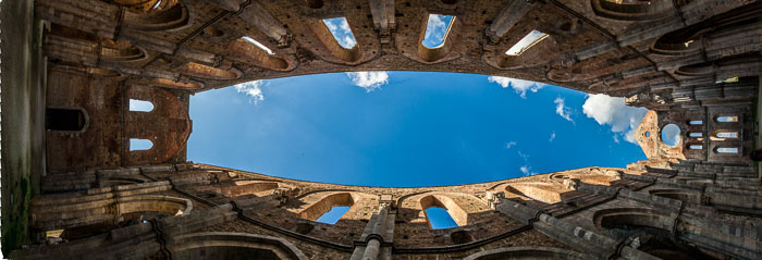 San Galgano Abbey and the hermitage of Montesiepi