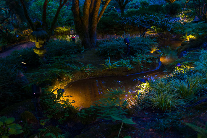Buchart Gardens After Dark